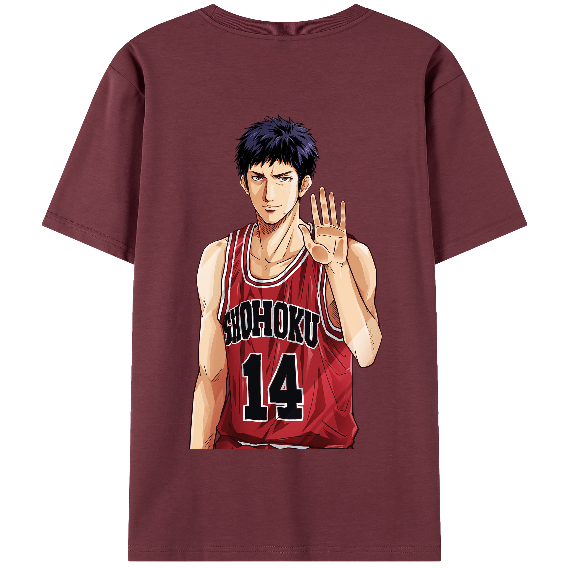 SLAM DUNK／スラムダンク 綿100％半袖Tシャツ（背面プリント）